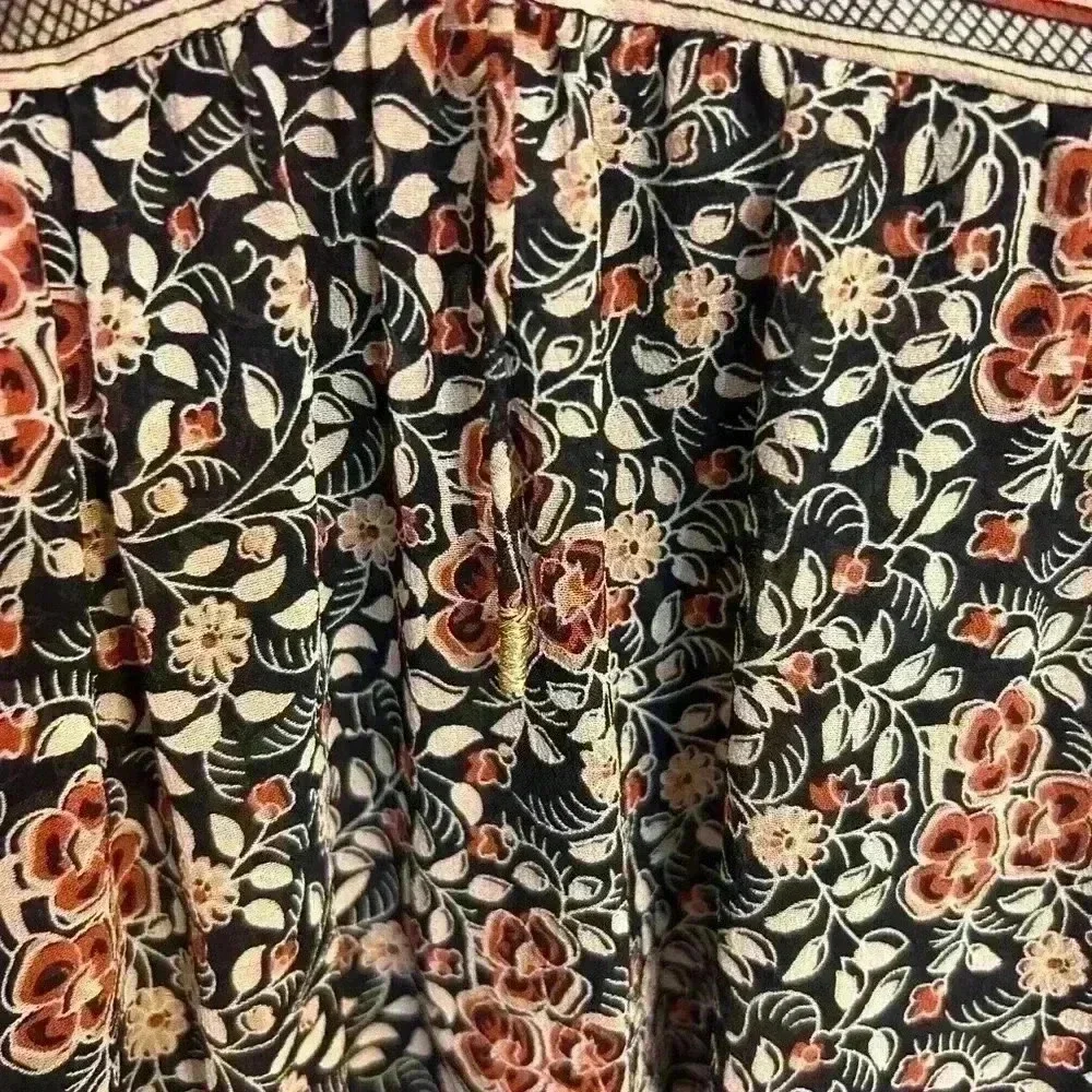 Ulla Johnson Manon Floral Silk Blouse Size 2 - Picture 5 of 6